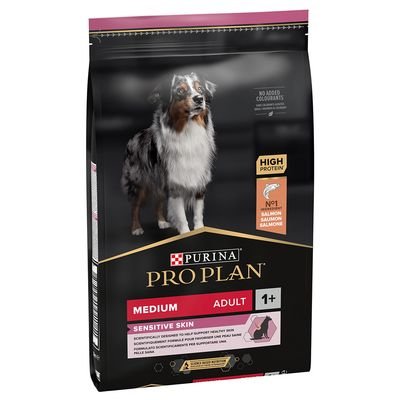 Purina Pro Plan Medium Adult Sensitive Skin Optiderma 7kg