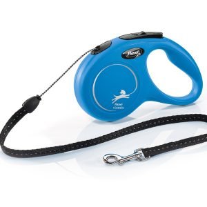 Laisse Flexi Classic S Cordon 5m Bleue